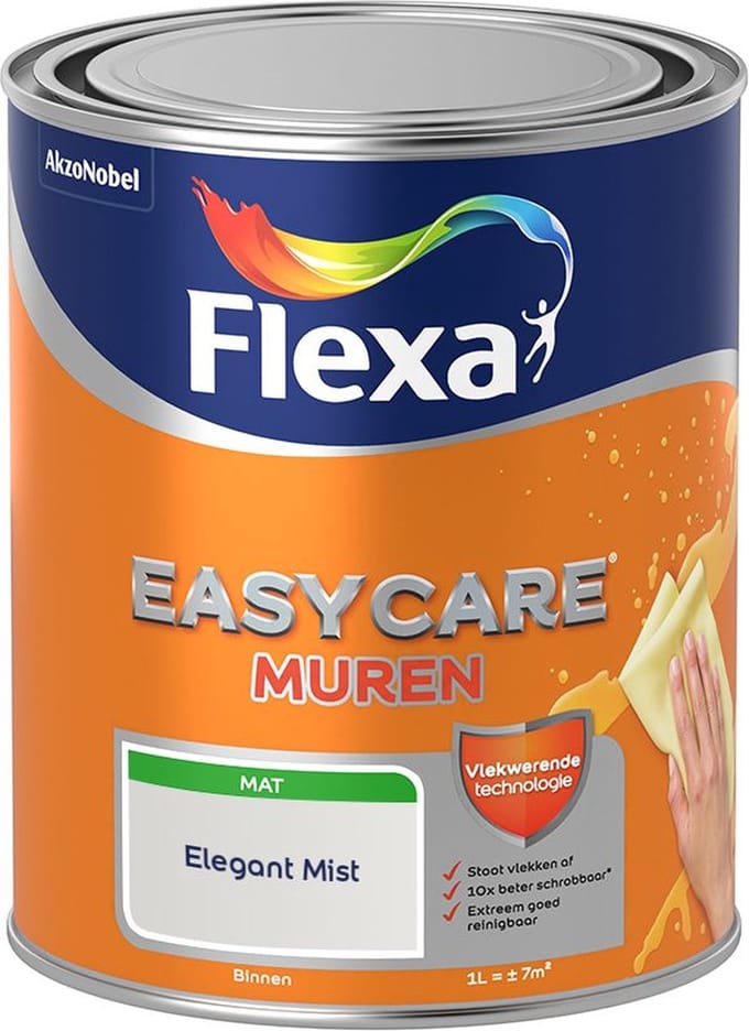 Flexa - Easycare Muren - Elegant Mist - Mengverf - 1 L