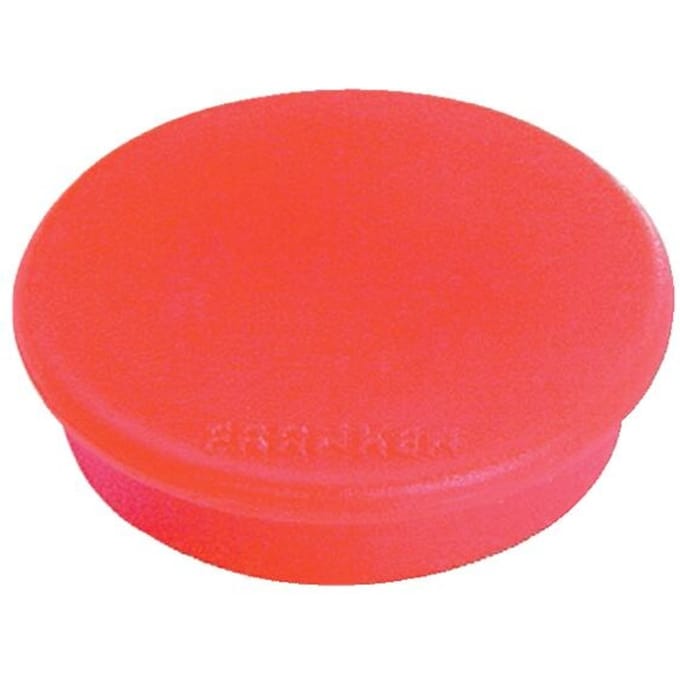 FRANKEN magnetische klem, kleefkracht: 100 g, diam. 13 mm, rood
