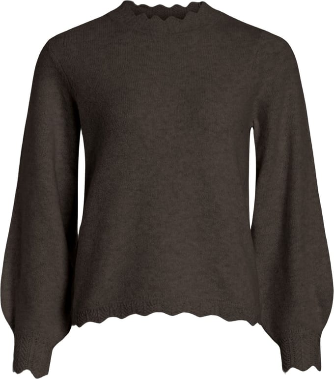 VILA Dames Trui Stijlvolle Look met Hoge Kraag