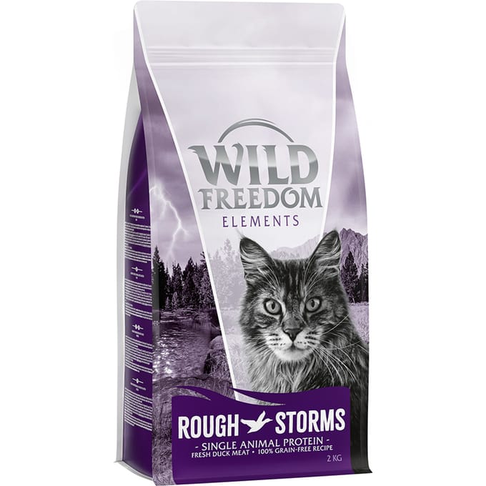 2kg Adult "Rough Storms" Eend Wild Freedom Kattenvoer