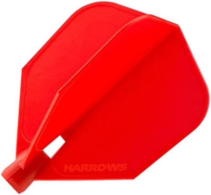 Dartpijlen Vleugels Set van 3 - Universele Dart Flights voor Clic Assen - Rood