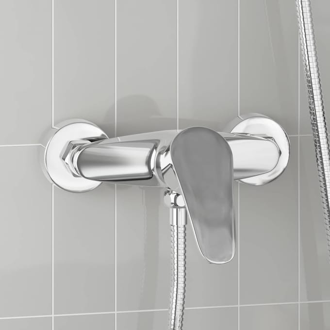 vidaXL - Douchemengkraan - Chroom - G - 1 - / - 2 - inches