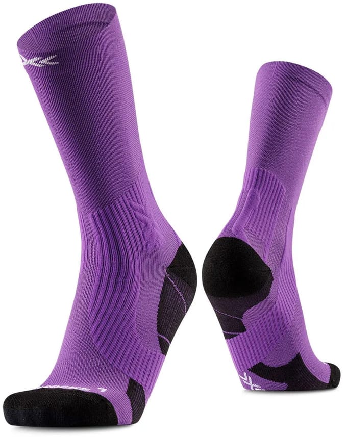 X-socks Run Perform Crewsokken Paars EU 45-47