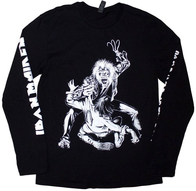 Iron Maiden - No Prayer Claw Isolated Longsleeve shirt - S - Zwart