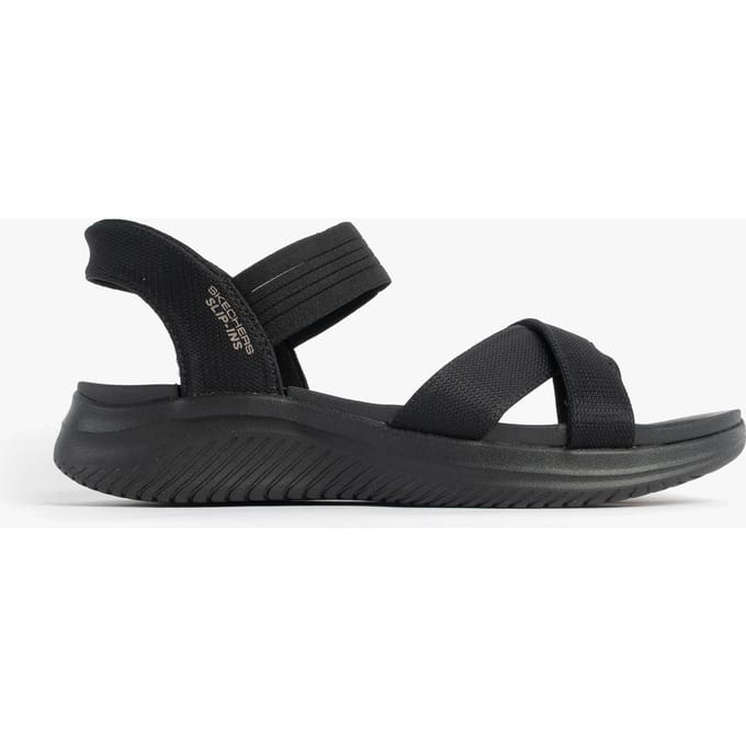 Skechers ULTRA FLEX 3.0 SANDAL - NEVER Dames Sandalen - Zwart