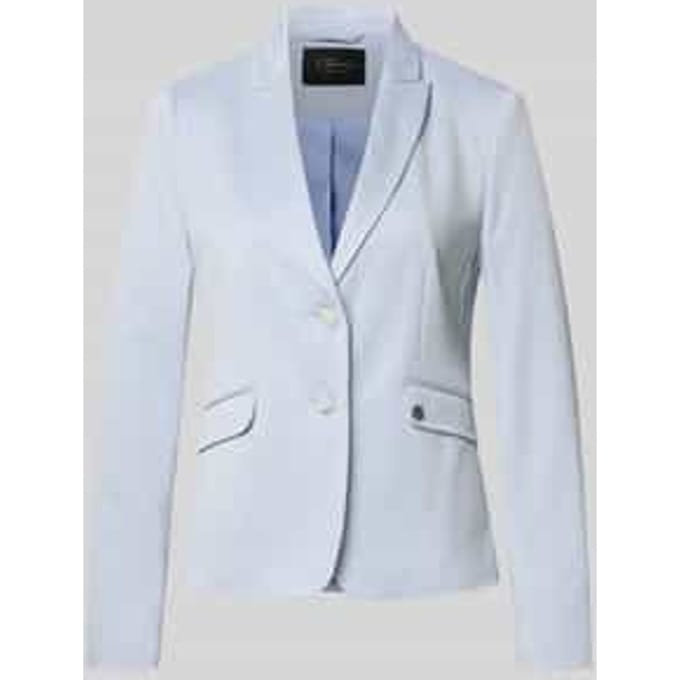Regular fit blazer van viscosemix