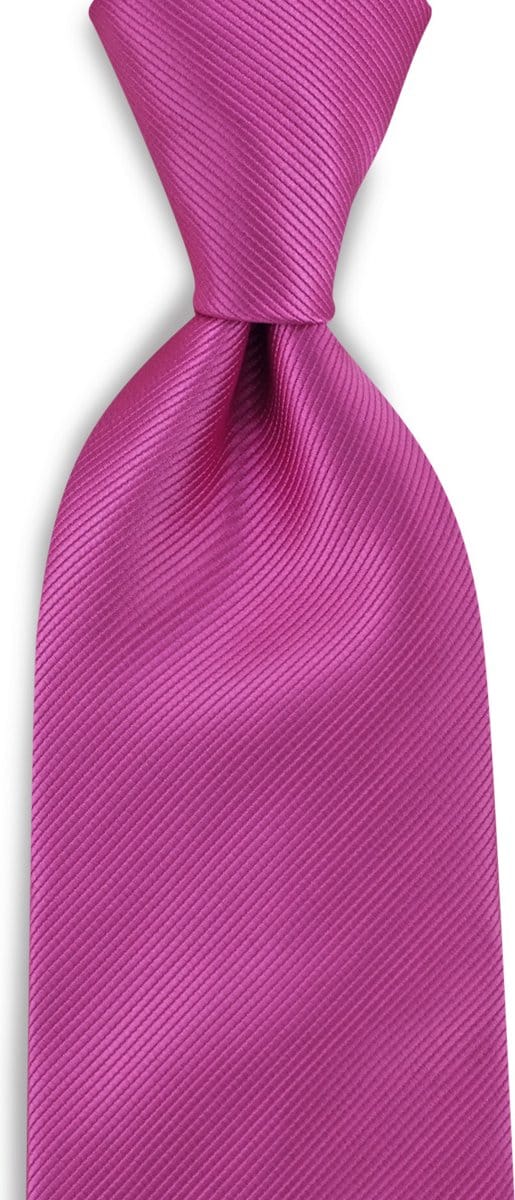 JB Collection - Stropdassen - stropdas fuchsia repp - fuchsia