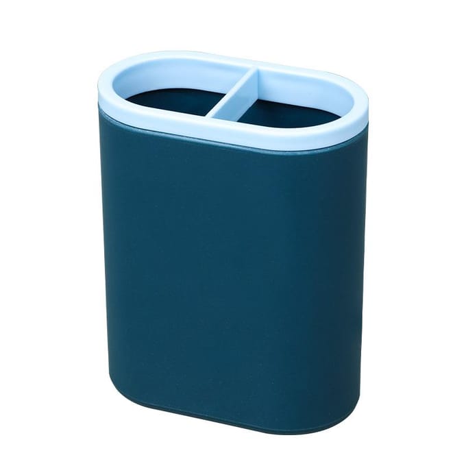 Creatieve Multifunctionele Penhouder Make-up Bureau Kantoor Organizer Cosmetica Opbergbenodigdheden blauw