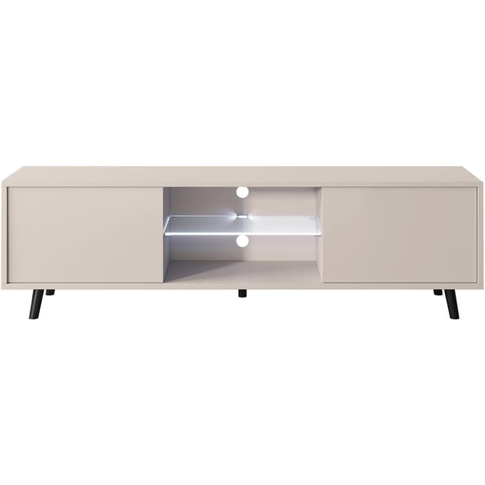 Selsey Lefyr - TV-meubel 140 cm - Grijs beige