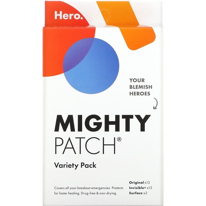 Hero Cosmetics, Mighty Patch, pack varié, 26 patchs red