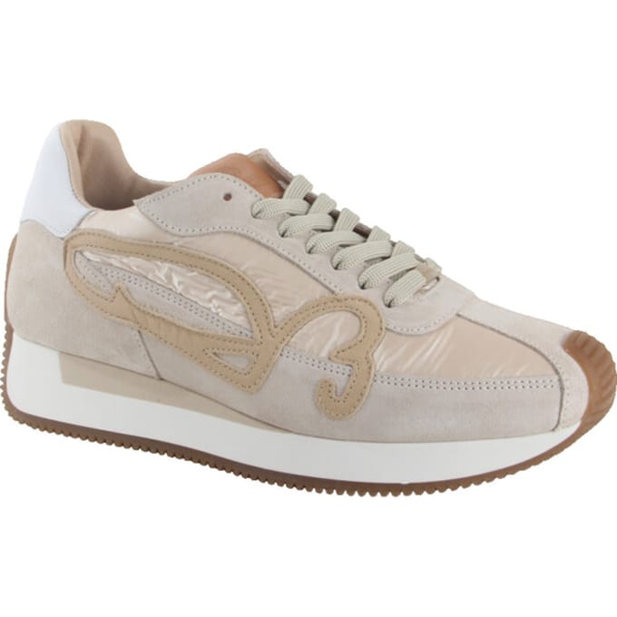 Fred De La Bretoniere Yentl Sign Sneakers - Textiel - Dames - Beige - Maat 38