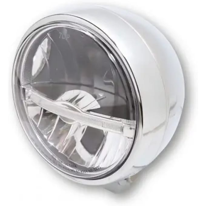 Motorfiets met geleide koplamp Highsider Jackson