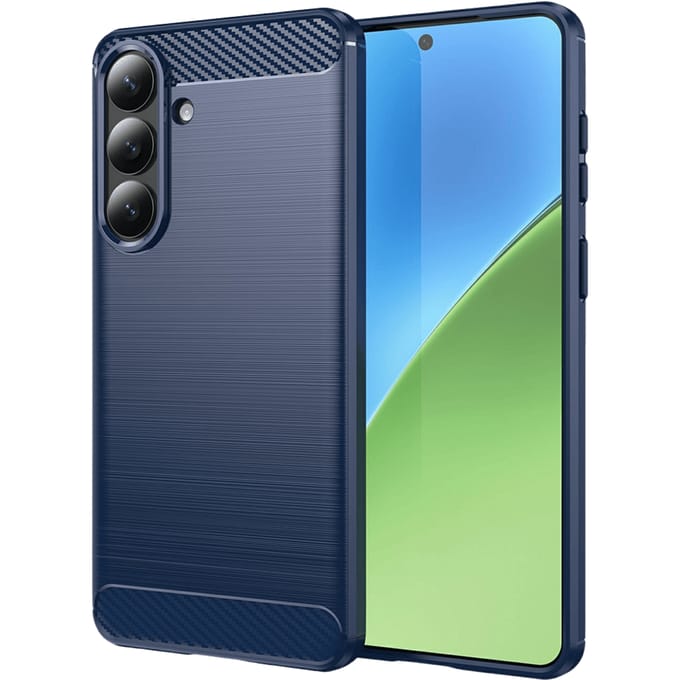 Mocaa Samsung Galaxy S26 Plus Schokbestendig Hoesje Blauw