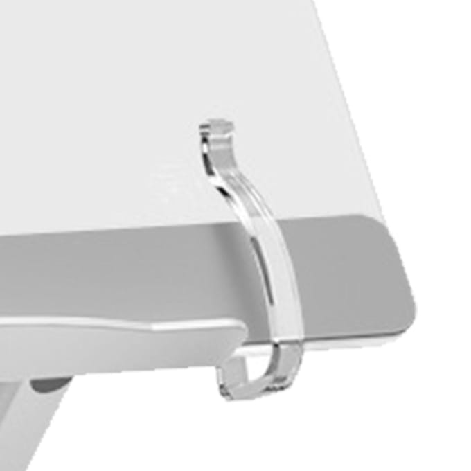 Support de lecture multifonctionnel relevable en alliage d'aluminium pour enfants white