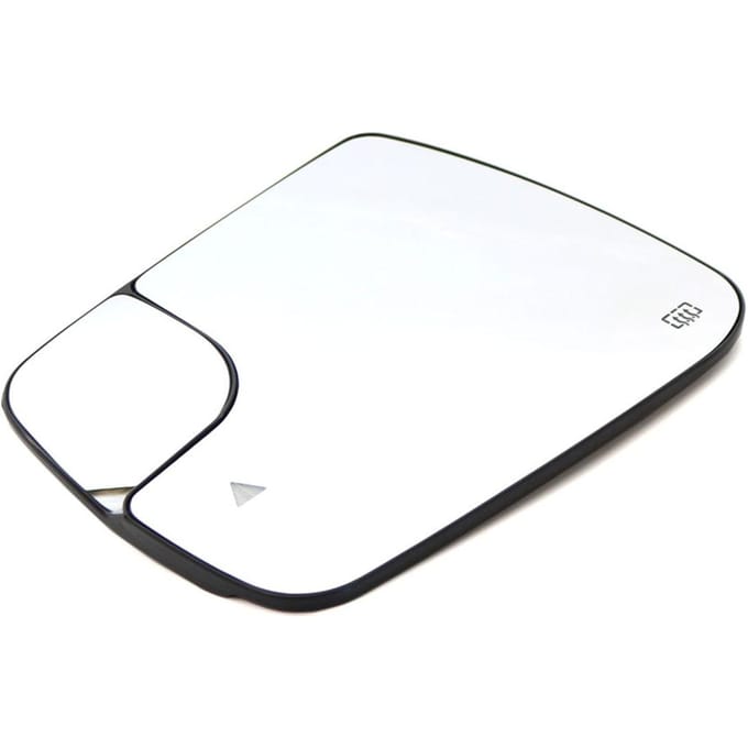 Passagierszijde Links Verwarmd Dodehoekspiegelglas Vervanging voor Dodge Ram DT 2019 2021 gray