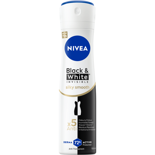 Nivea - Deodorant - Spray - Black & White Invisible Silky Smooth - 150ml