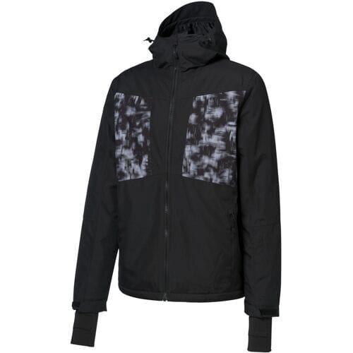 CRIVIT Heren ski-jas Classic (Zwart/grijs, M)