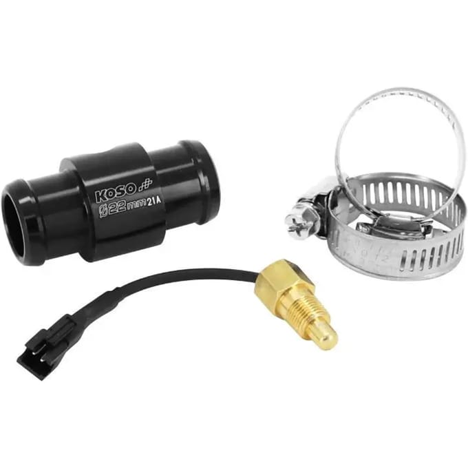 Temperatuursensor Adapter Koso Tussen de waterslang 22mm