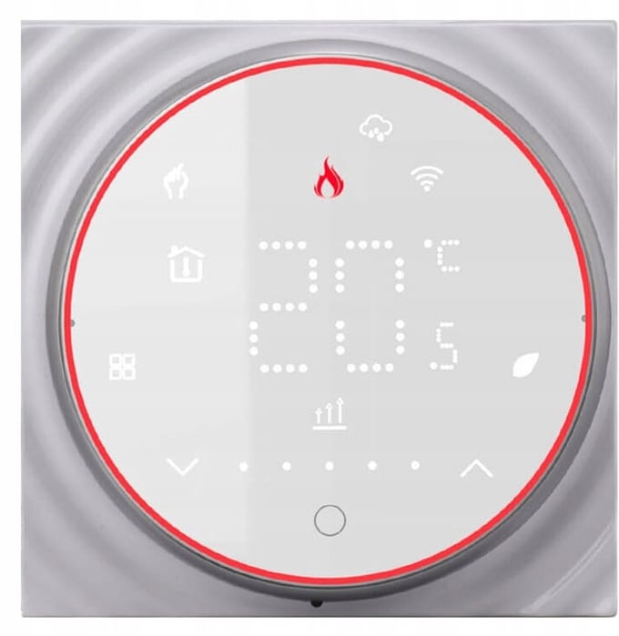 Slimme Ronde LED Thermostaat 5A WiFi Tuya TR083