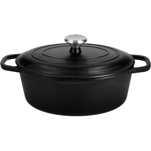 SILVERCREST Gietijzeren braadpan, Ø29 cm (Zwart)