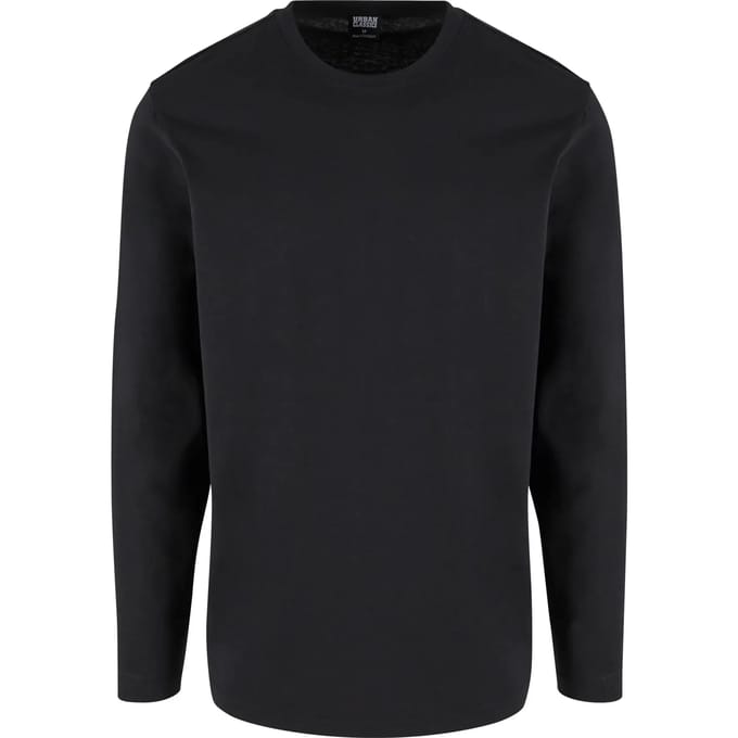 Urban Classics - Basic Longsleeve shirt - 5XL - Zwart