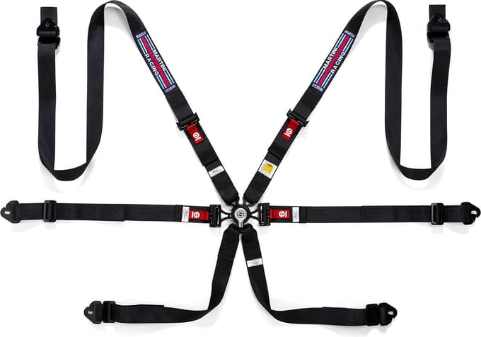 Sparco Martini Racing Gordel Competition H Auto-accessoire - Zwart