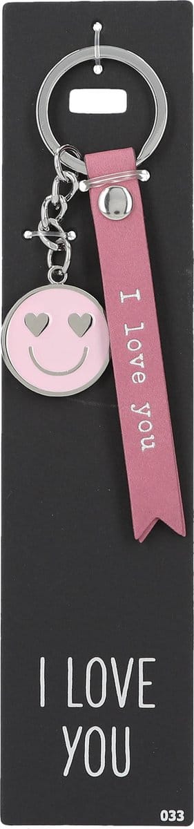 Depesche - Sleutelhanger "Do not forget me!" - motief 033 met de tekst "I Love You"