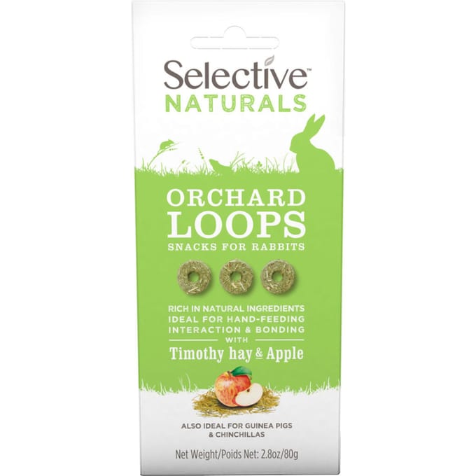 Supreme Selective Naturals Orchard Loops - Knaagdiersnack - 80 g