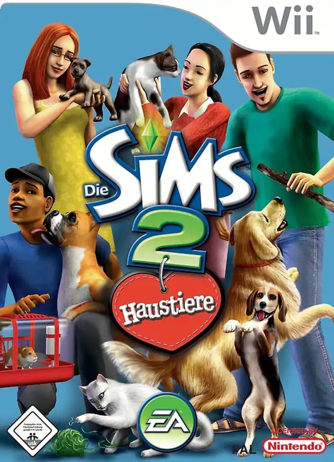 De Sims 2 Huisdieren-Duits (Wii) Gebruikt