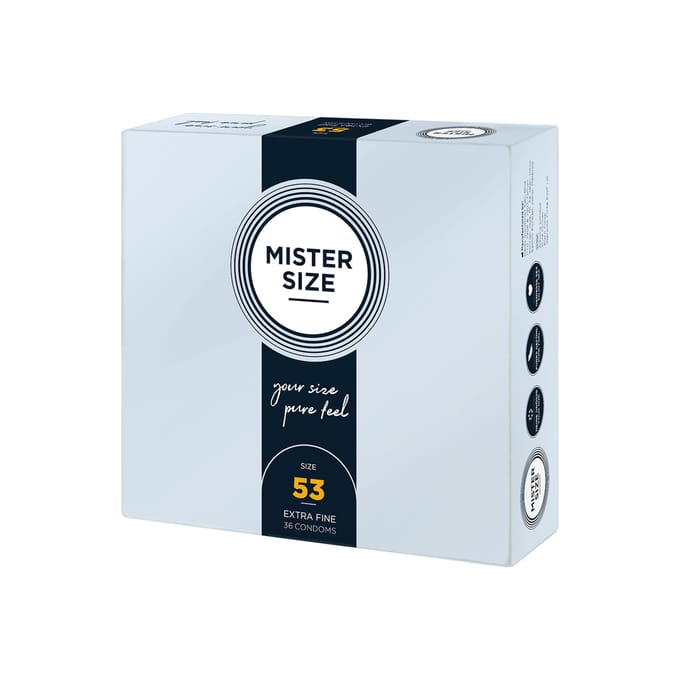 MISTER SIZE 53 Ultra Dunne M condooms (36 pack)