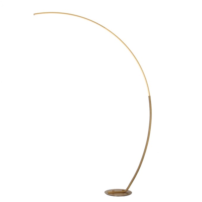 Kosilum - Thalia - Vloerlamp - Goud/Messing - Aluminium, ijzer en PC