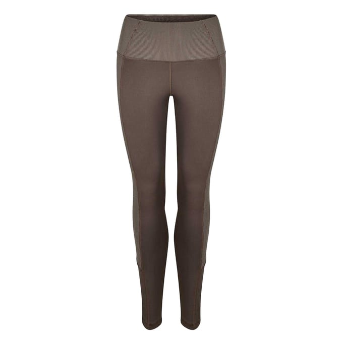Reebok Dames/Dames Ribbed Slim Leggings (Grijs)