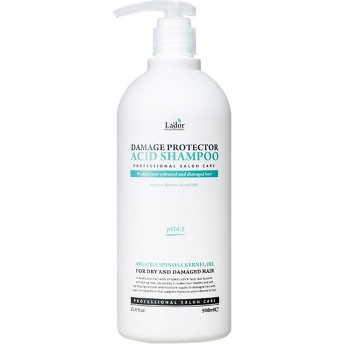 Lador Shampoo Acide Protecteur de Dommages Équilibrage du pH Protection de la Couleur 900ml white