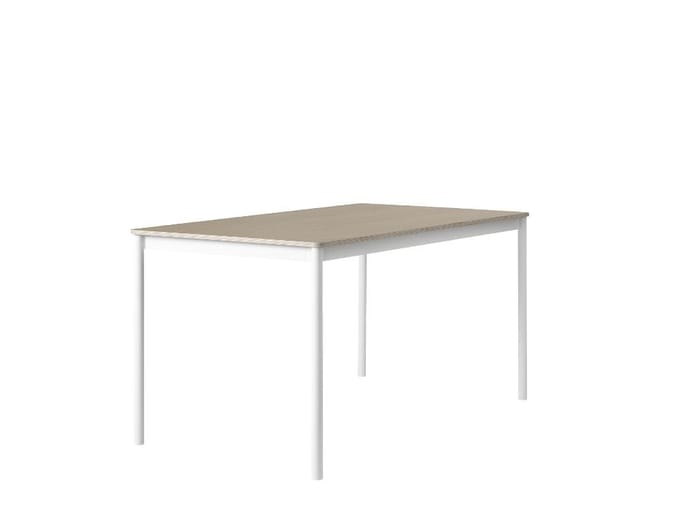 Muuto - Base tafel - eikenfineer - zwart - multiplexrand - XL - beige