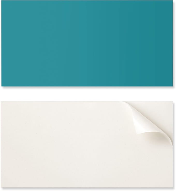 Decoratief zelfklevend vinylpaneel - voor hal 120x60 cm, turquoise kleur