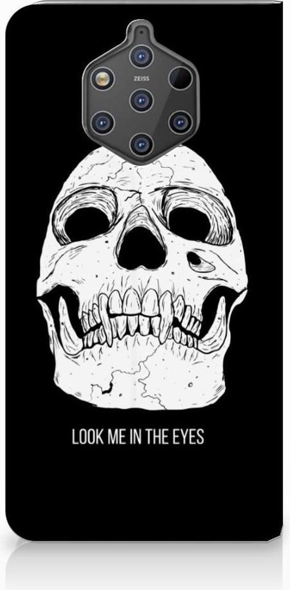 Mobiel BookCase Nokia 9 PureView Skull Eyes