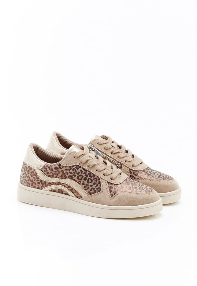 Damart - Sneakers sleehak ritssluiting Amortyl - Dames - Beige - 40
