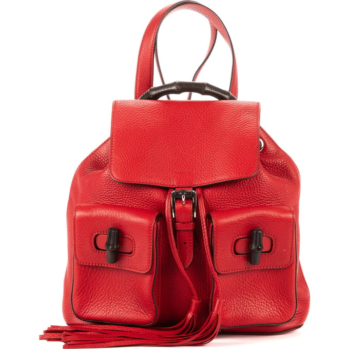 Bamboo Tassel Backpack  Rugzak