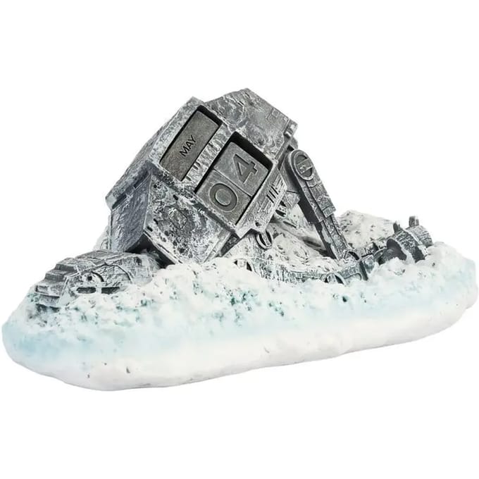 3D perpétuele kalender Erik Star Wars AT-AT Shot Down