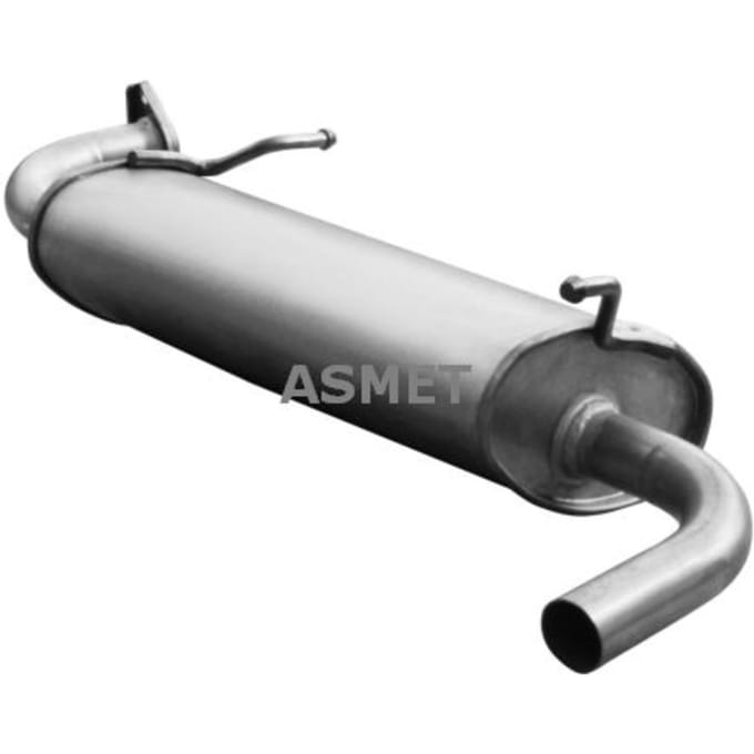 Geluiddemper achter ASMET 25.017