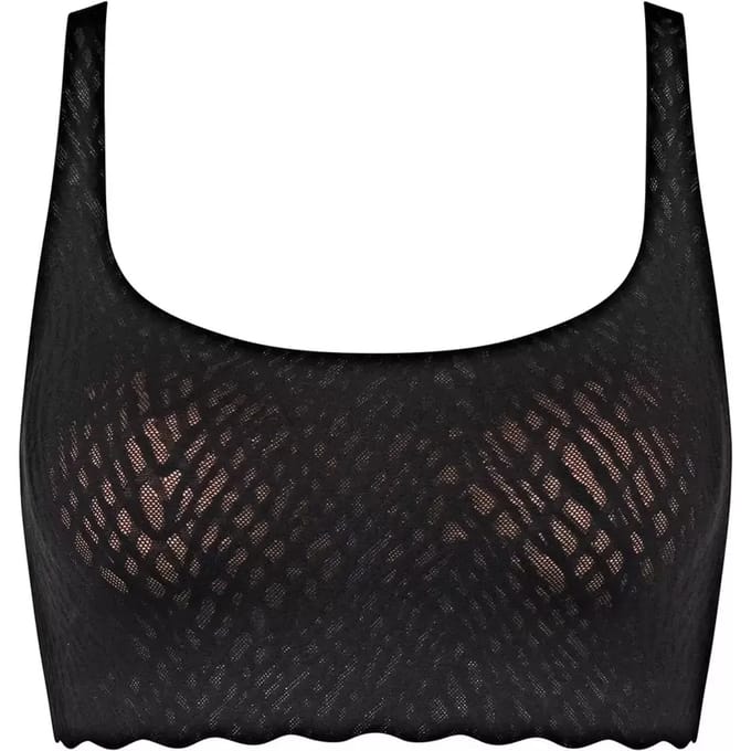 Sloggi Women ZERO Feel Bliss Top - bralette - zwart