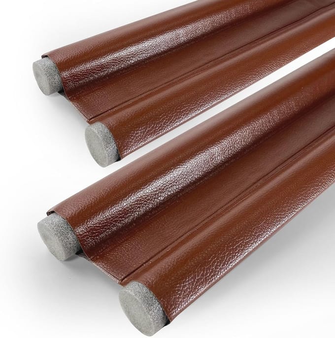 Tochtstoppers voor onderdeur - 96 cm - Geluid- en stofdicht - 2 stuks