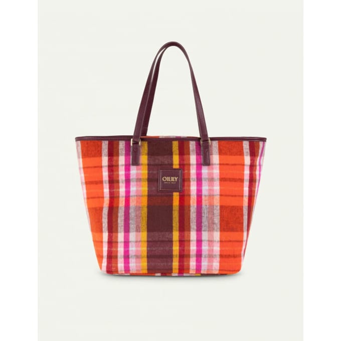 Oilily Sia - Shopper - Dames - Ritssluiting - Bruin - One size