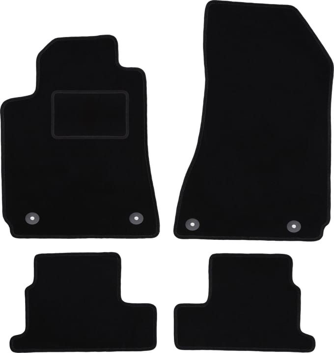 Zwarte veloursmatten voor: Alfa Romeo Brera coupé (2005-2010)