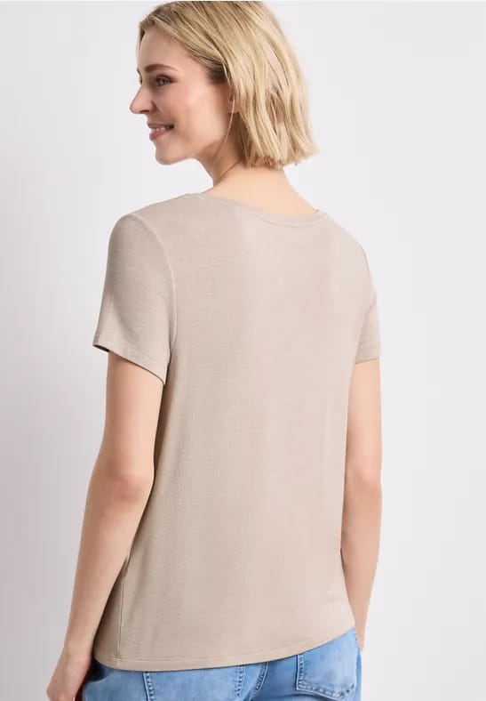 Shirt met ronde hals en Artwork