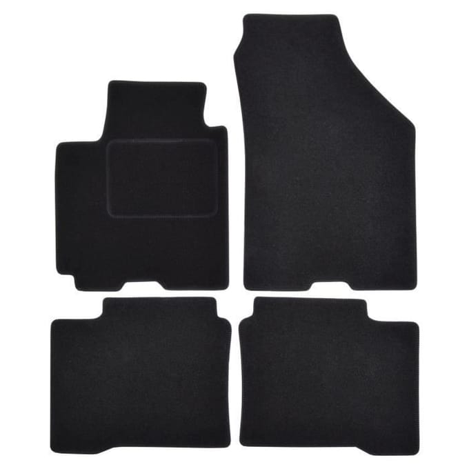 Tapis de sol - Suzuki - Swift - Velours noir - Ajustement précis - Renforcé sous les pédales