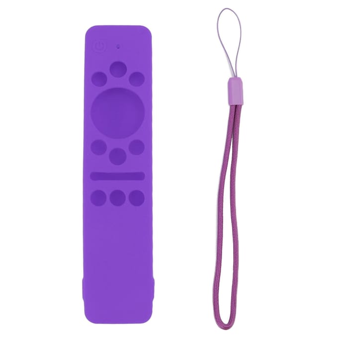 Coque de protection en silicone pour télécommande Samsung Smart TV BN59 01259E 1259B 1312A 1312B violet