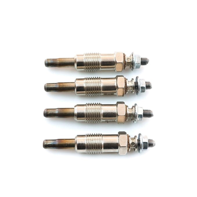 BGP101-1 4 Pièces Bougie de Préchauffage Chauffage Auxiliaire 11 Volts 96FF6M090AA pour Moteur Diesel Ford Mazda 1.8