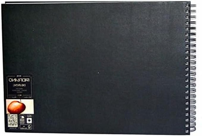 Tekenen Schetsboek - Kunstenaars Kwaliteit - Creatief Ontwerp - Zuurvrij Papier - A3 Formaat - Zwart