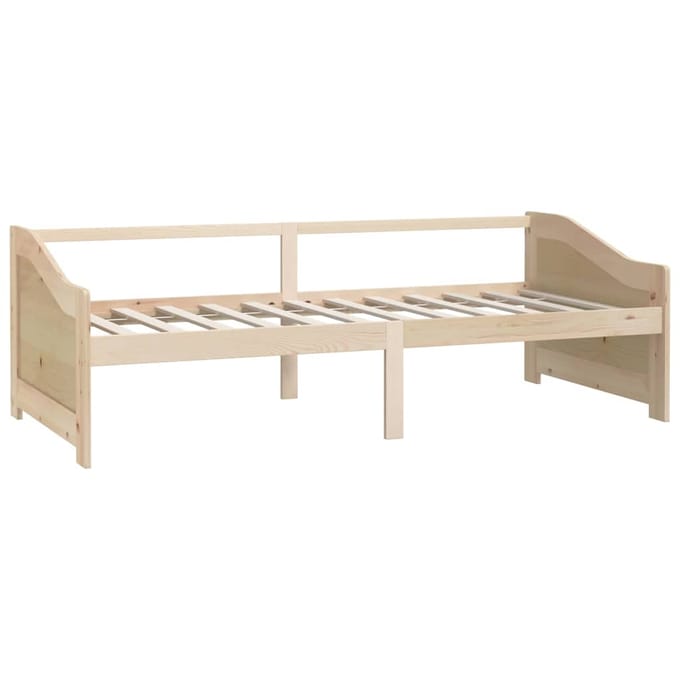 vidaXL - Bedbank - 3-zits - massief - grenenhout - 90x200 - cm